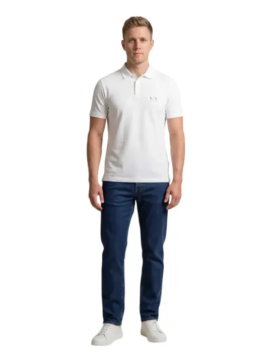 Armani Exchange Herren Polo Weiß | online kaufen