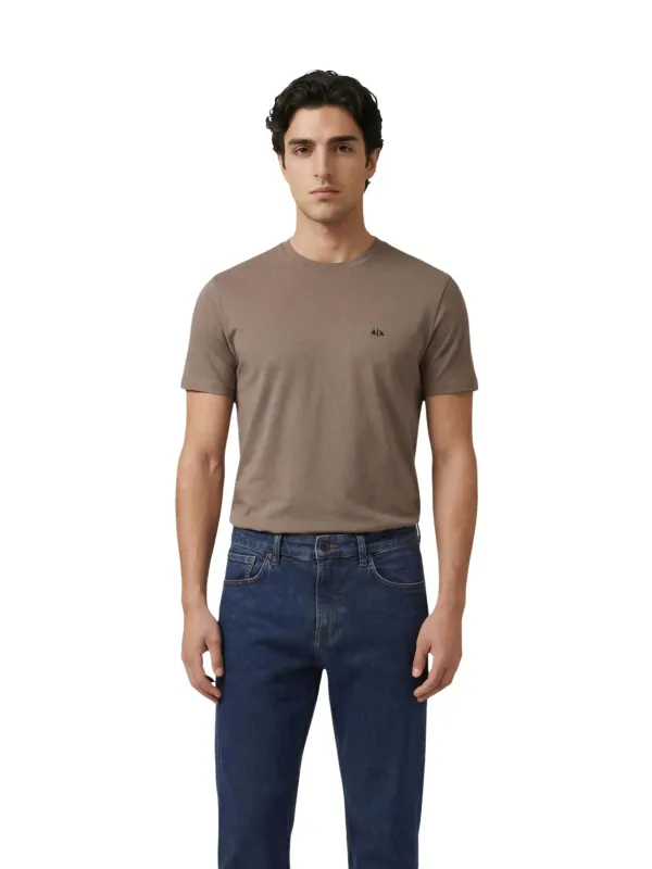 Armani Exchange Herren T-Shirt Braun | online kaufen
