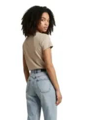 Armani Exchange Damen T-Shirt Beige | online kaufen