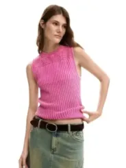 Desigual Damen Top Fuchsinrot | online kaufen