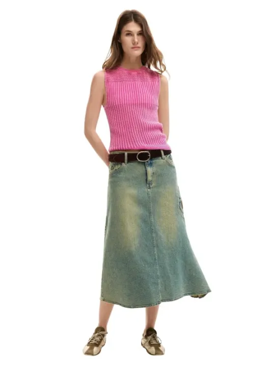 Desigual Damen Top Fuchsinrot | online kaufen