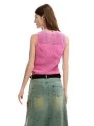 Desigual Damen Top Fuchsinrot | online kaufen