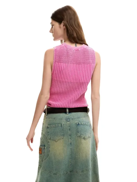 Desigual Damen Top Fuchsinrot | online kaufen