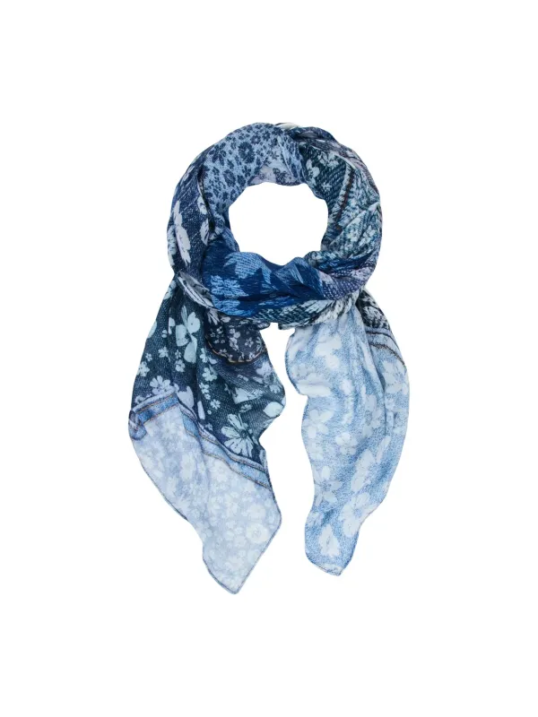 Desigual Damen Halstuch Blau | online kaufen