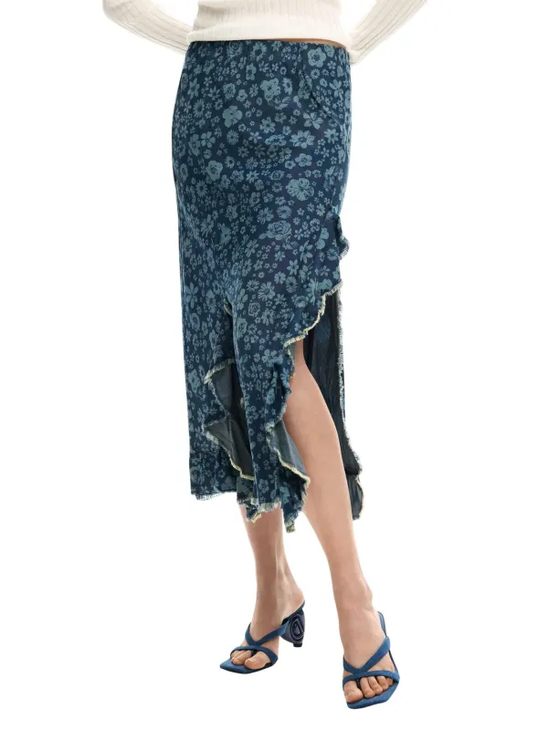 Desigual Damen Rock Blau | online kaufen