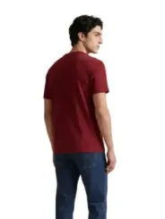 Armani Exchange Herren T-Shirt Bordeaux | online kaufen