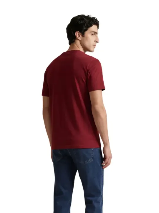 Armani Exchange Herren T-Shirt Bordeaux | online kaufen