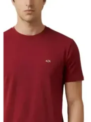 Armani Exchange Herren T-Shirt Bordeaux | online kaufen
