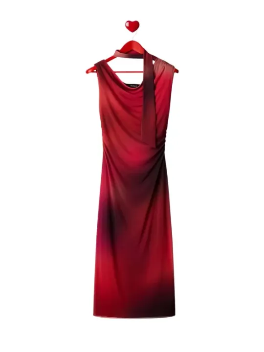 Desigual Damen Kleid Fuchsinrot | online kaufen