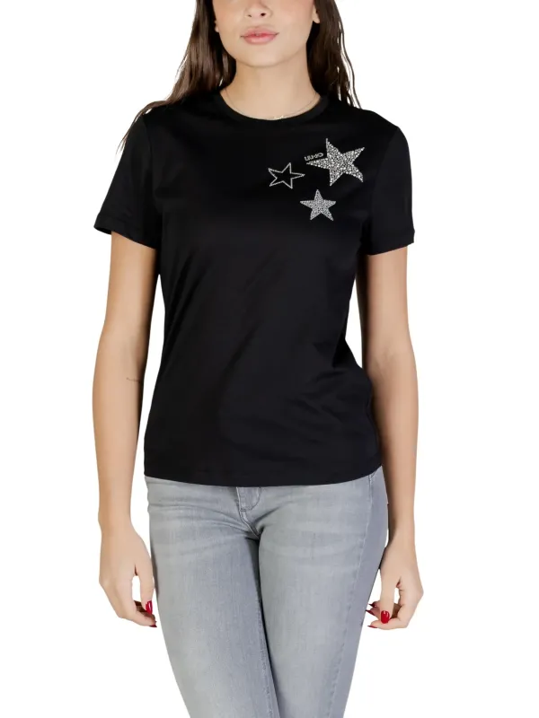 Liu Jo Damen T-Shirt Schwarz | online kaufen