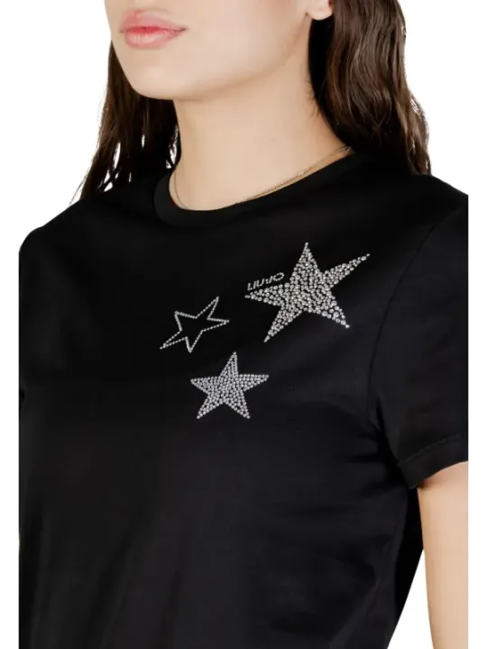 Liu Jo Damen T-Shirt Schwarz | online kaufen
