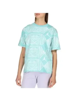 Leichtblaue Jordan 474742 Muster T-Shirt