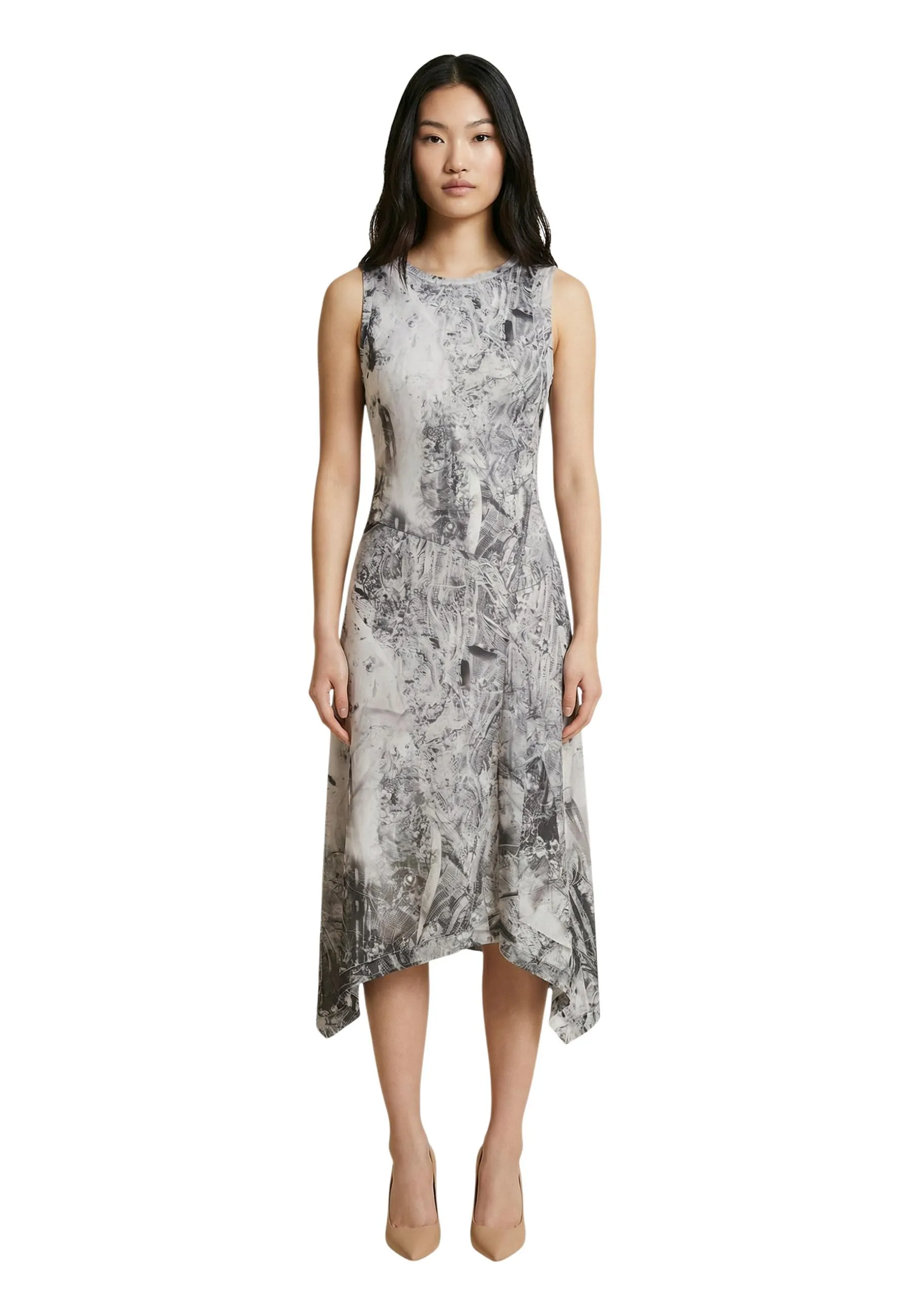 Desigual Damen Kleid Grau 509279