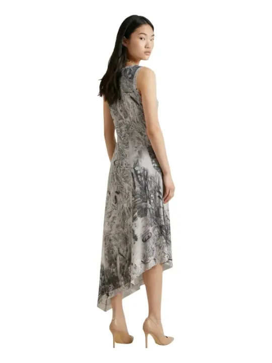 Desigual Damen Kleid Grau | online kaufen