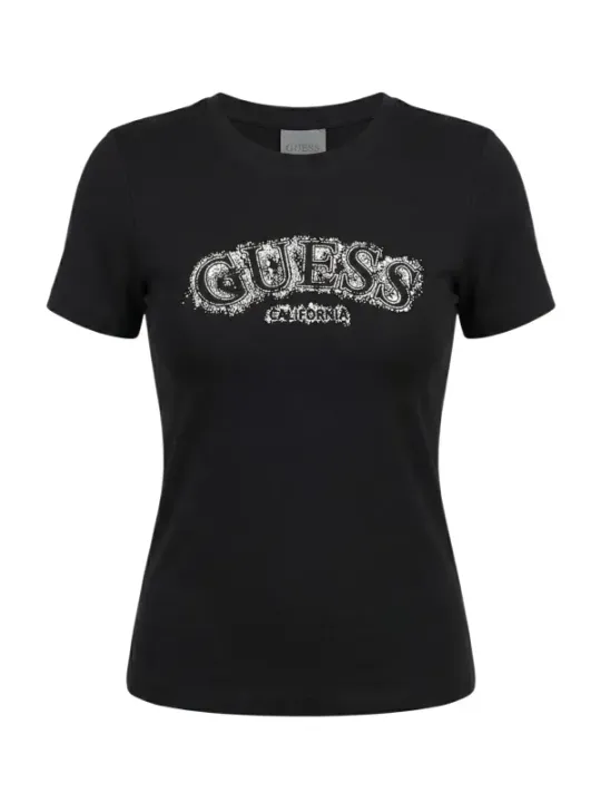 Guess Damen T-Shirt Schwarz | online kaufen