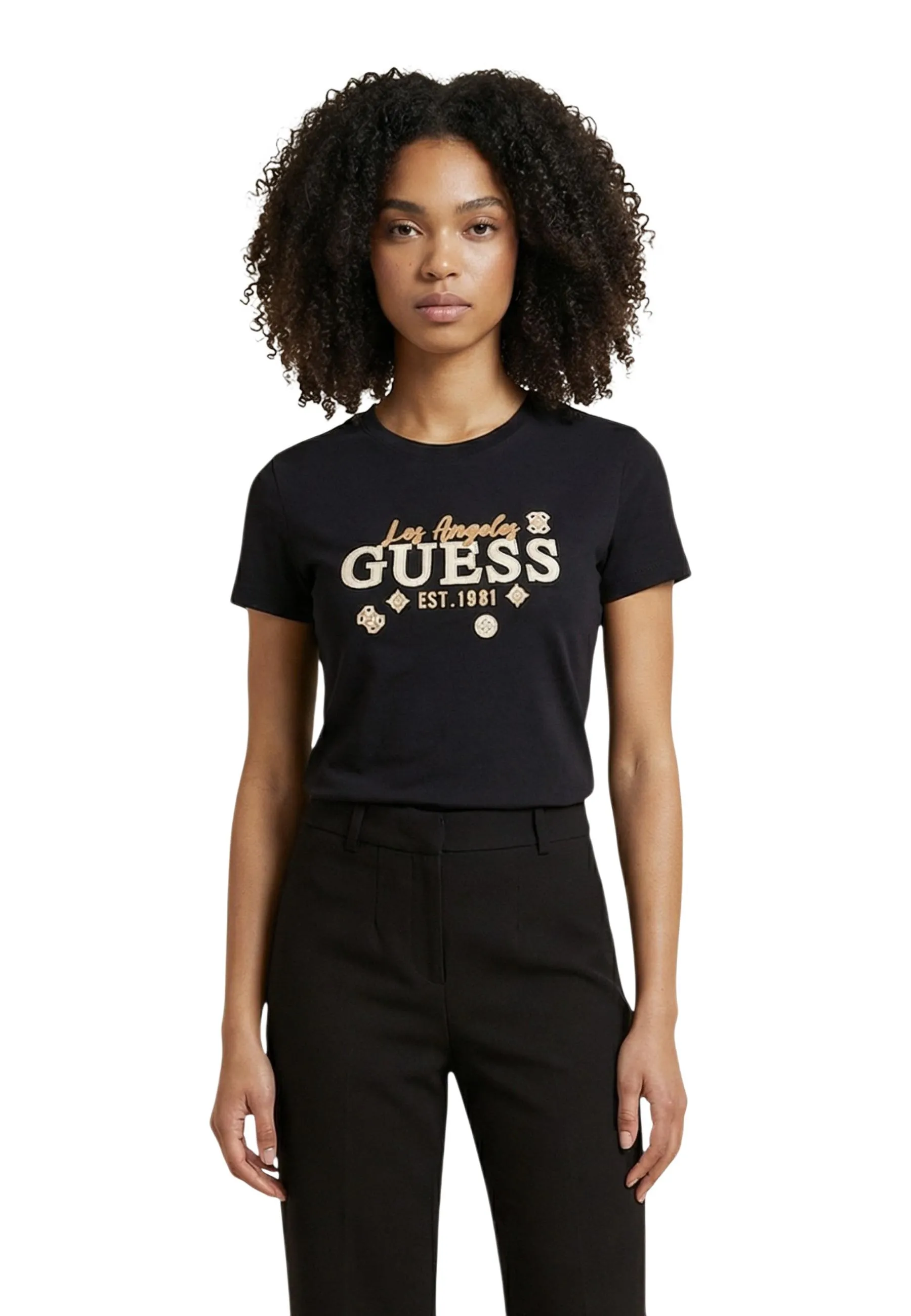 Guess Damen T-Shirt Schwarz 509270