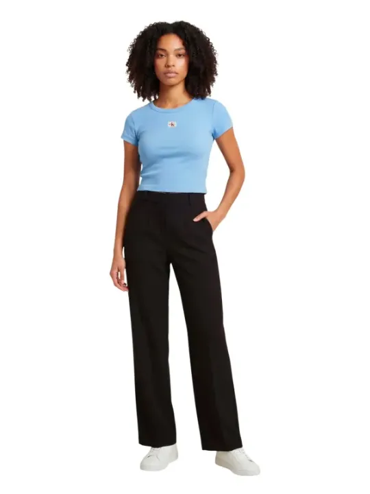 Calvin Klein Jeans Damen T-Shirt Azurblau | online kaufen