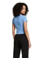 Calvin Klein Jeans Damen T-Shirt Azurblau | online kaufen