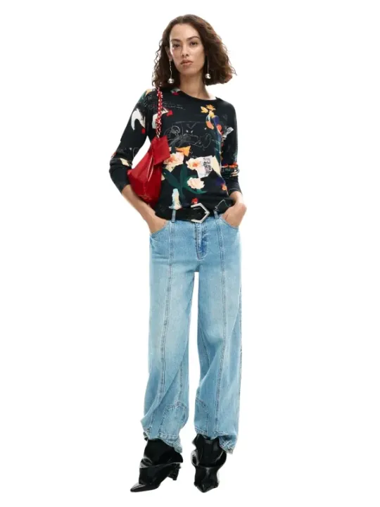 Desigual Damen Pullover Schwarz | online kaufen