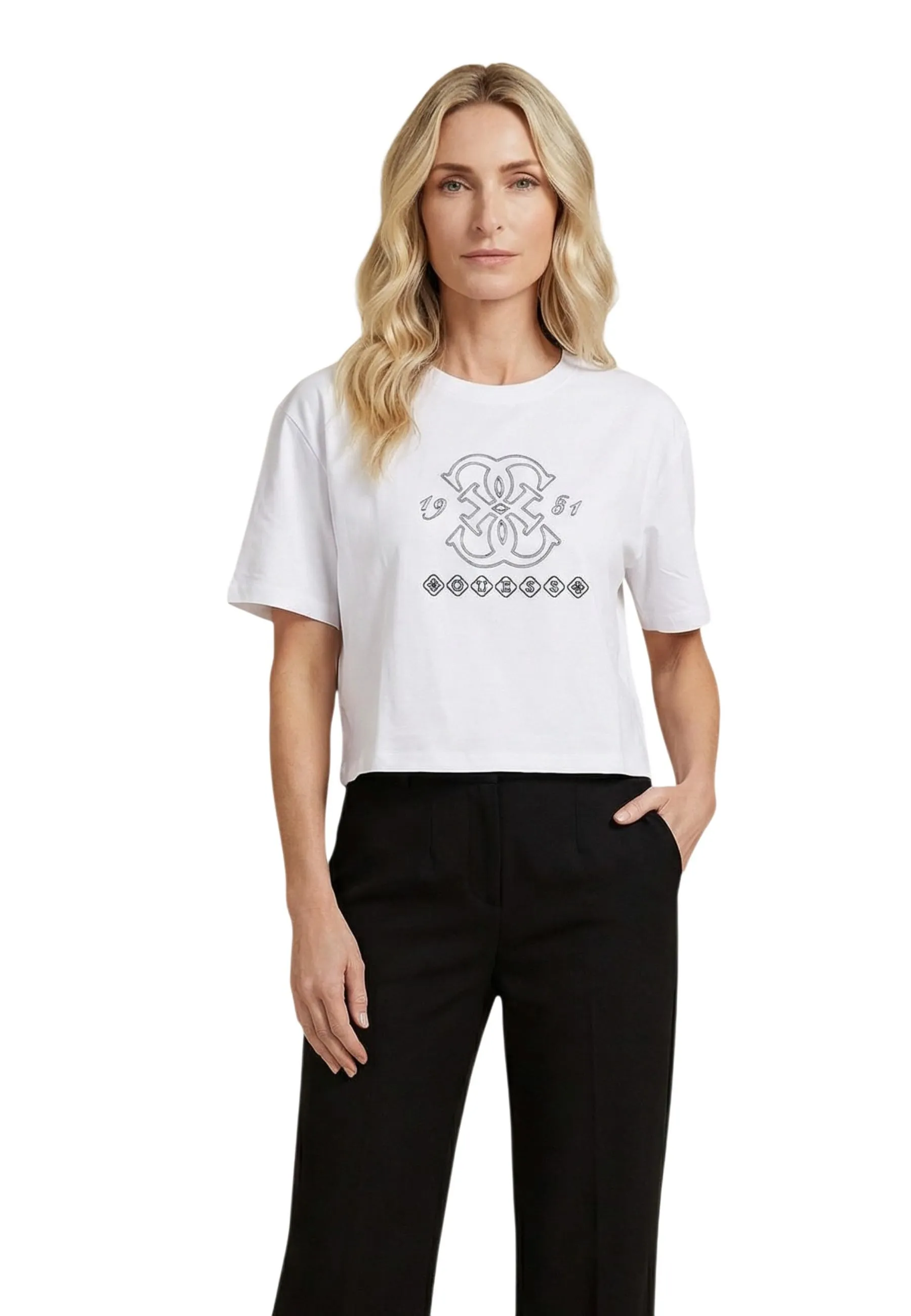 Damen T-Shirt Weiß 509291