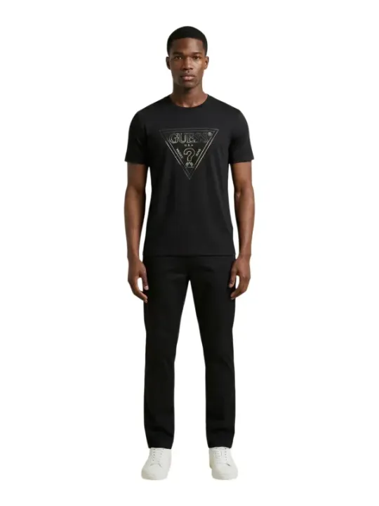 Guess Herren T-Shirt Schwarz | online kaufen