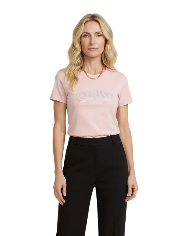 Guess Damen T-Shirt Rosa | online kaufen