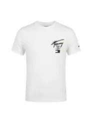 Tommy Hilfiger Jeans Herren T-Shirt Weiß | online kaufen