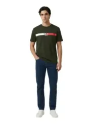 Tommy Hilfiger Jeans Herren T-Shirt Grün | online kaufen