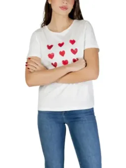 Morgan De Toi Damen T-Shirt Weiß mieten – Flex-Fashion Verleih