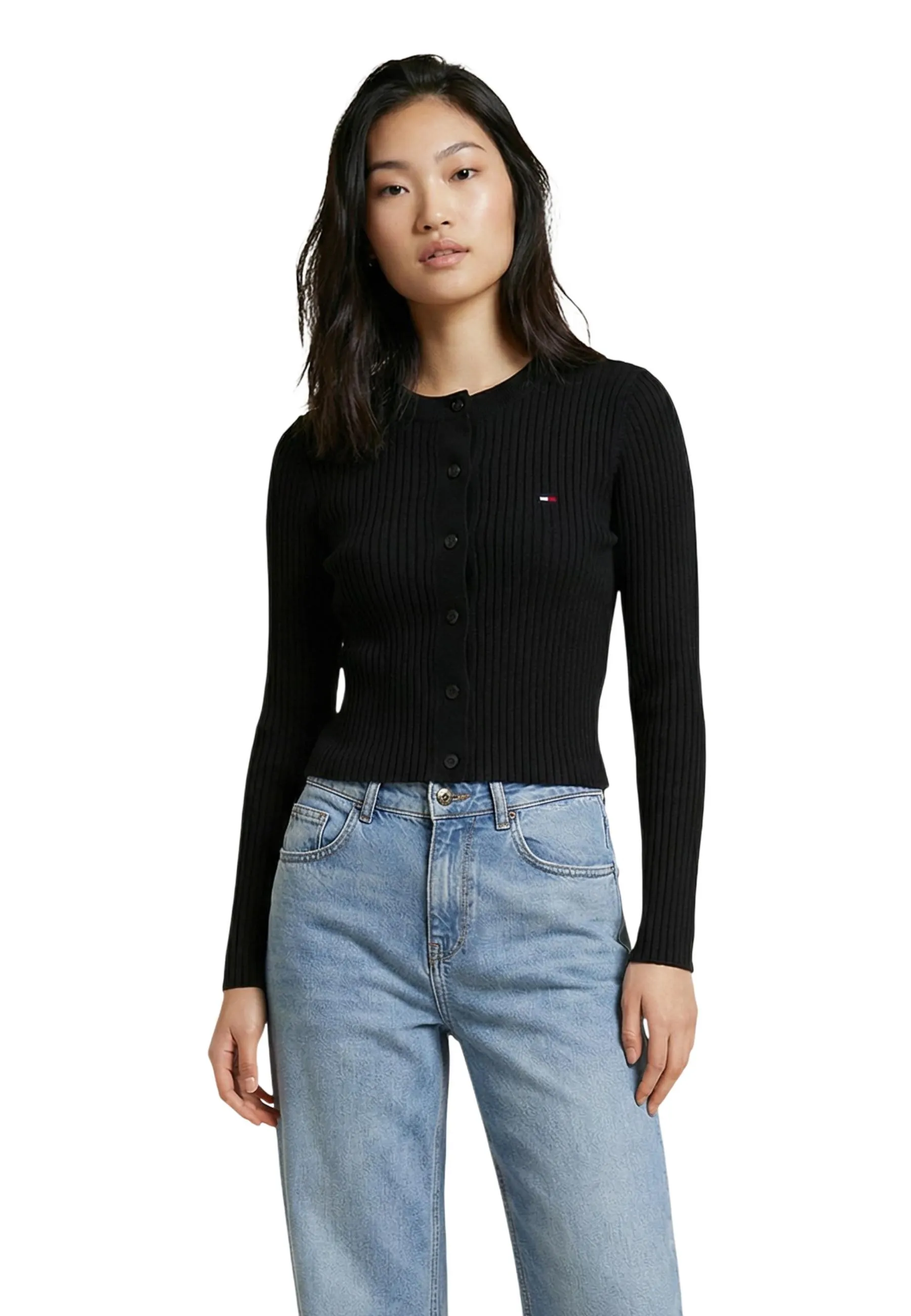 Damen Cardigan Schwarz 509230