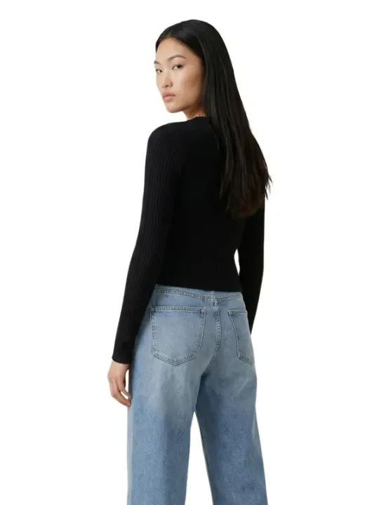 Tommy Hilfiger Jeans Damen Cardigan Schwarz | online kaufen