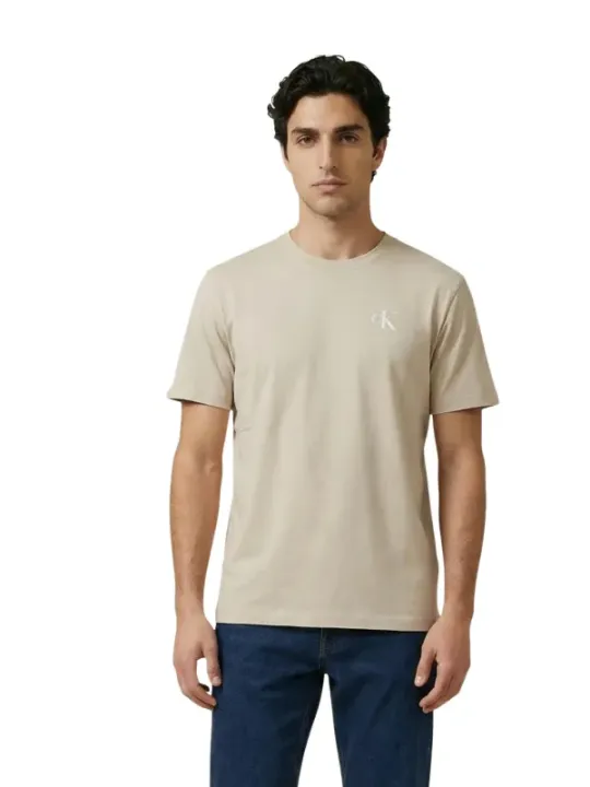 Calvin Klein Jeans Herren T-Shirt Beige | online kaufen
