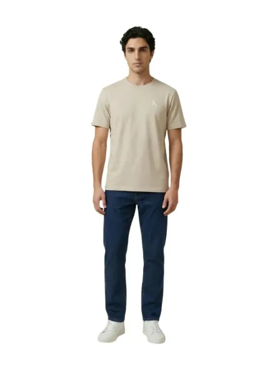 Calvin Klein Jeans Herren T-Shirt Beige | online kaufen