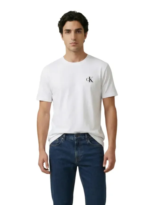 Calvin Klein Jeans Herren T-Shirt Weiß | online kaufen