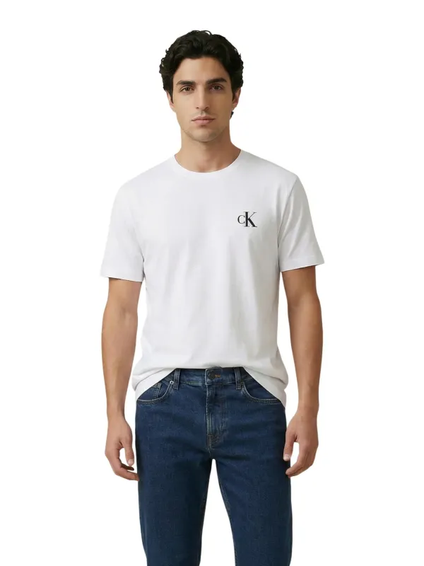 Calvin Klein Jeans Herren T-Shirt Weiß | online kaufen