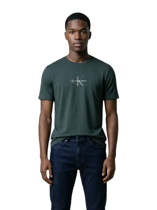 Calvin Klein Jeans Herren T-Shirt Grün | online kaufen