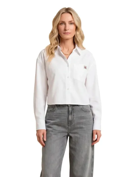 Calvin Klein Jeans Damen Hemd Weiß | online kaufen