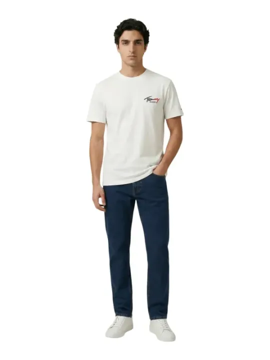 Tommy Hilfiger Jeans Herren T-Shirt Beige | online kaufen