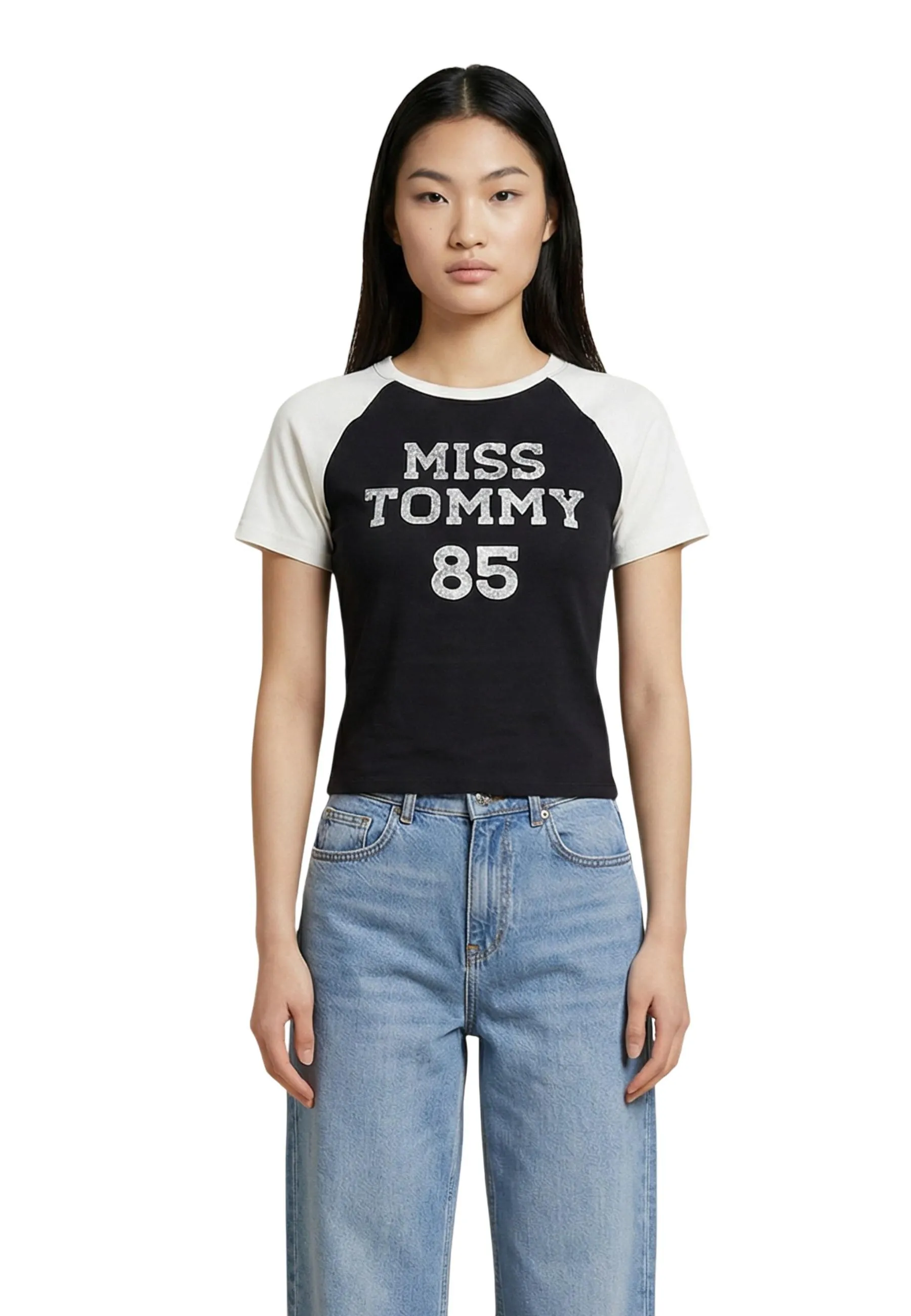 Damen T-Shirt Schwarz 509231
