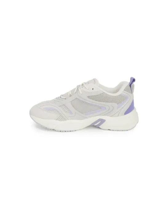 Weiße Calvin Klein Sneakers mit Lila
