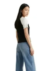 Tommy Hilfiger Jeans Damen T-Shirt Schwarz | online kaufen