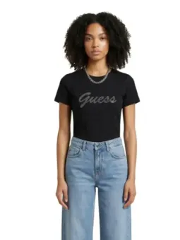 Guess Damen T-Shirt Schwarz | online kaufen