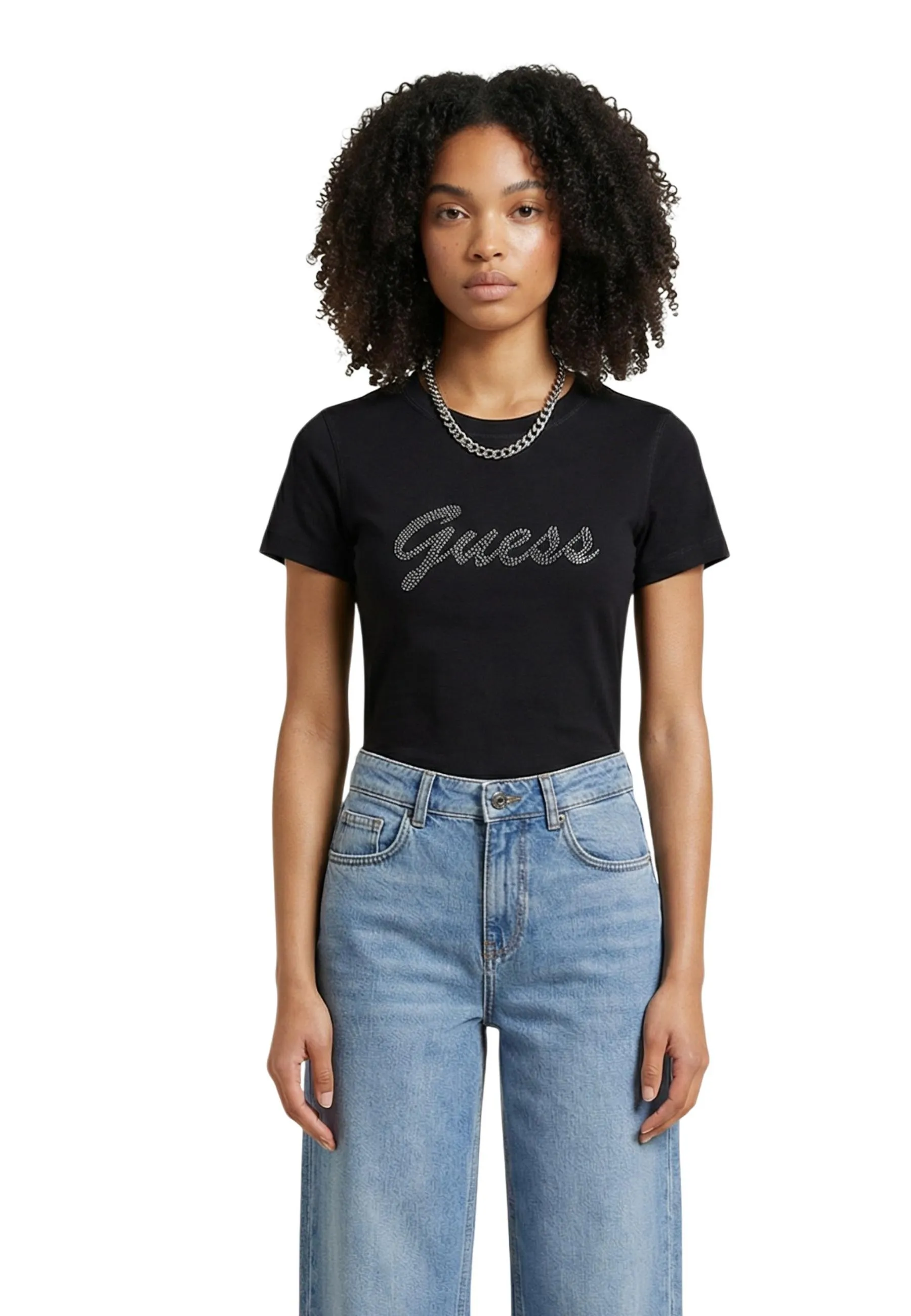 Guess Damen T-Shirt Schwarz 509063