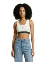 Tommy Hilfiger Jeans Damen Top Weiß | online kaufen