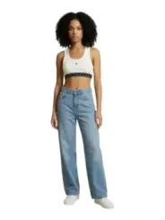 Tommy Hilfiger Jeans Damen Top Weiß | online kaufen