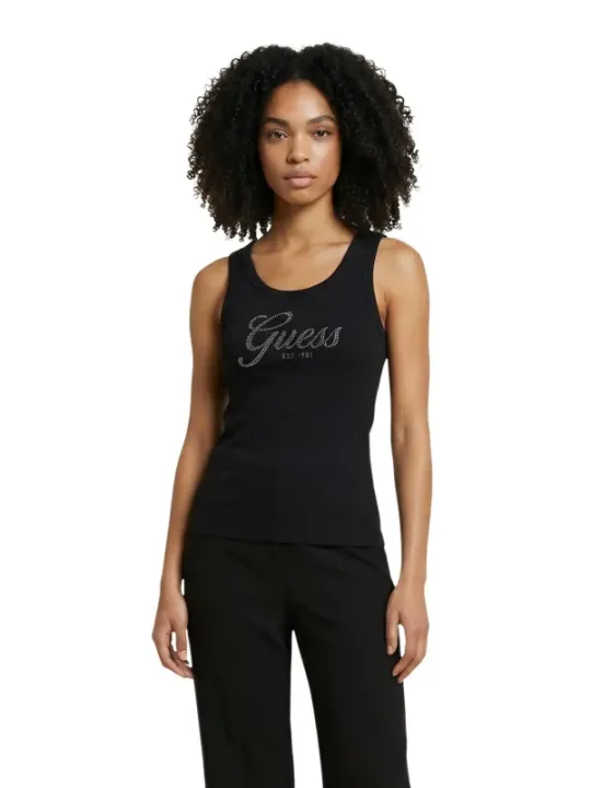 Guess Damen Tank-Tops Schwarz | online kaufen