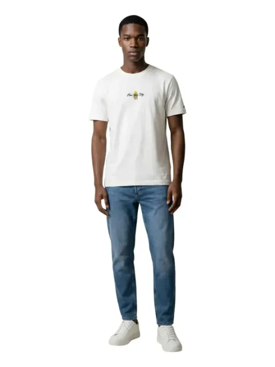 Tommy Hilfiger Jeans Herren T-Shirt Weiß | online kaufen