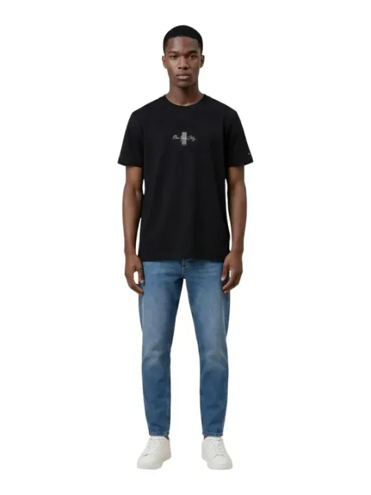 Tommy Hilfiger Jeans Herren T-Shirt Schwarz | online kaufen