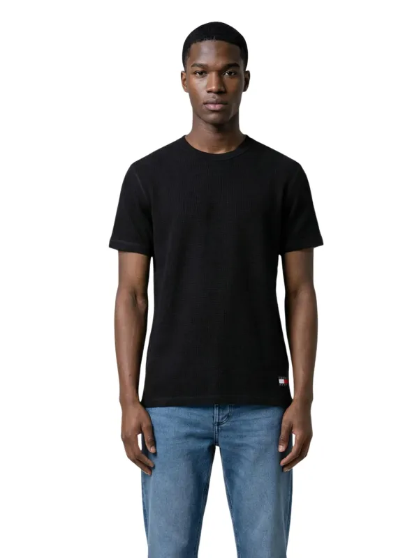 Tommy Hilfiger Jeans Herren T-Shirt Schwarz | online kaufen
