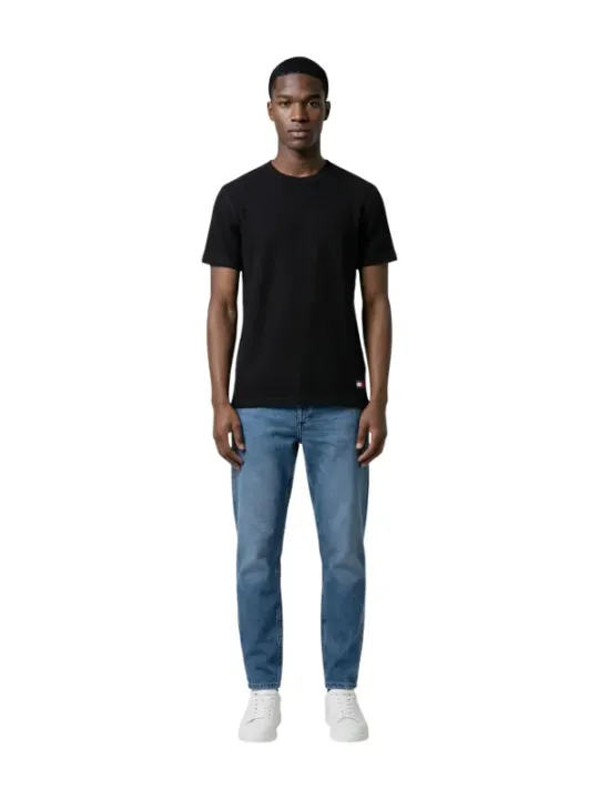 Tommy Hilfiger Jeans Herren T-Shirt Schwarz | online kaufen